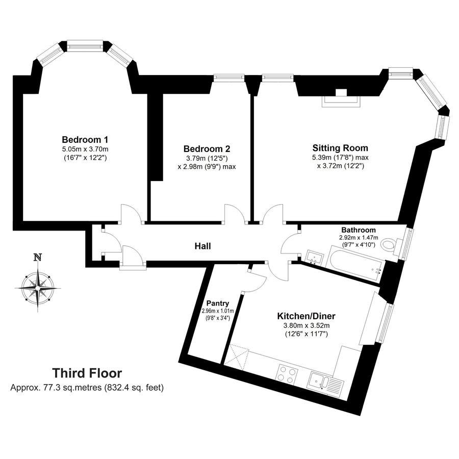 Ferienwohnung Belhaven Terrace Edinburgh Exterior foto